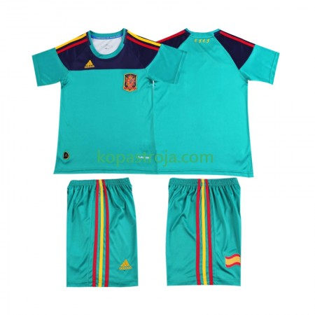 Billiga Fotbollströjor Spanien 2010 Målvakt Retro Barn Hemma tröja Kortärmad